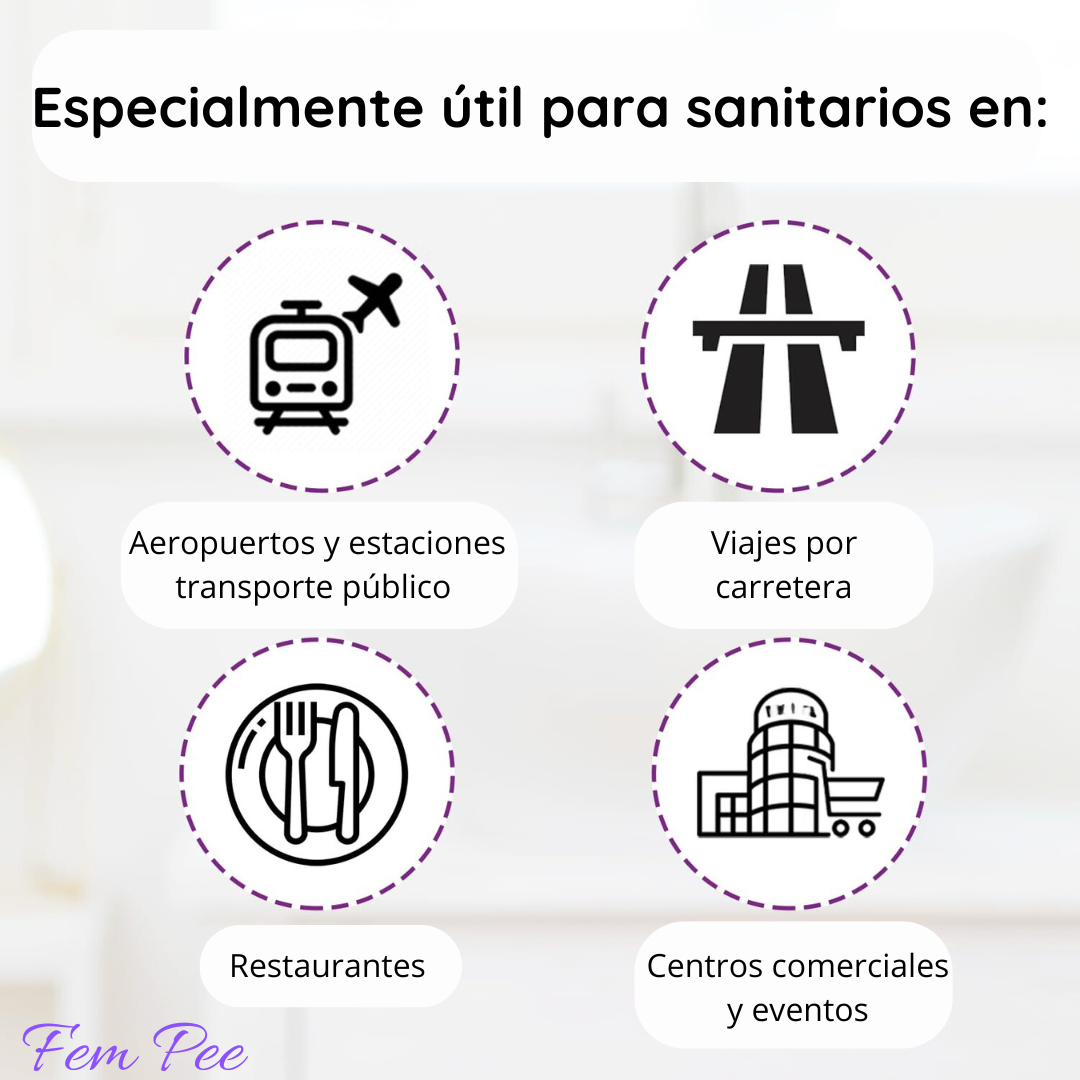 FEM-PEE ¡Descubre la libertad de orinar con confianza! Con FemPee, olvídate de los baños sucios y disfruta de la comodidad en cualquier lugar. $59.900 X 3 FemPee.